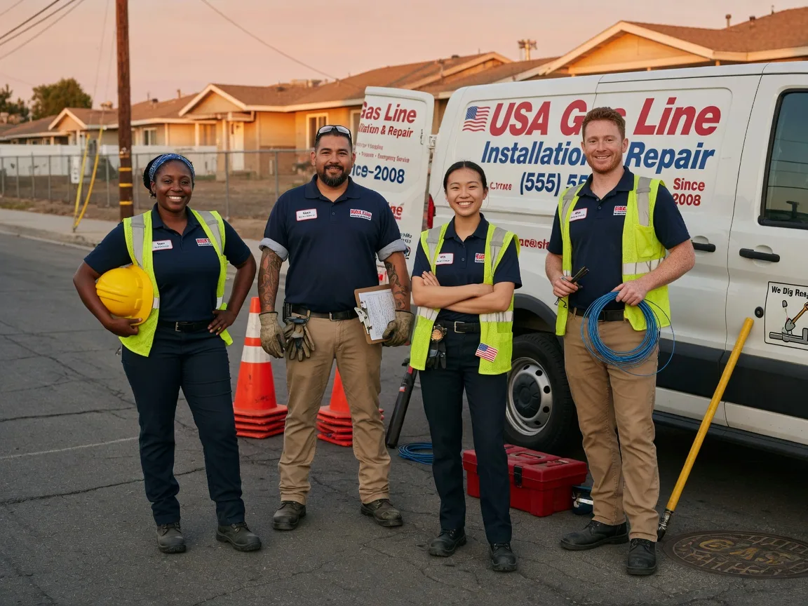 Gas Line Installation company in Chataignier, LA